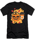 1 Fall Coffee Music Lover Pumpkin Latte Drink Toms Store T-Shirt