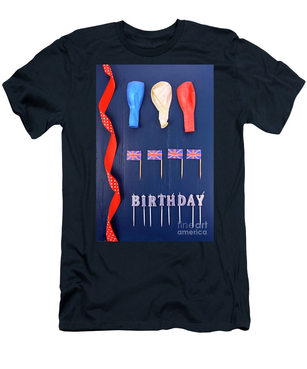 1 UK Theme Party Flat Lay Milleflore Images T-Shirt