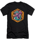 2 Fantasy Creature Role Playing Dice D20 Pen and Paper Fuzius T-Shirt