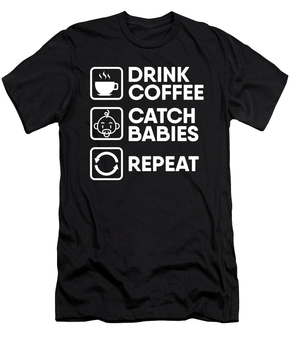 3 Midwife Crazy Squirrel T-Shirt