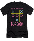 3 Valentines Kids Family Tic Tac Toe Game Toms Store T-Shirt