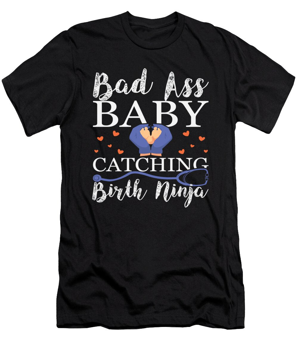 8 Midwife Crazy Squirrel T-Shirt