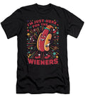 9 Im Just Here for the Wieners 4th of July Hot Dog Fun Maximus Designs T-Shirt