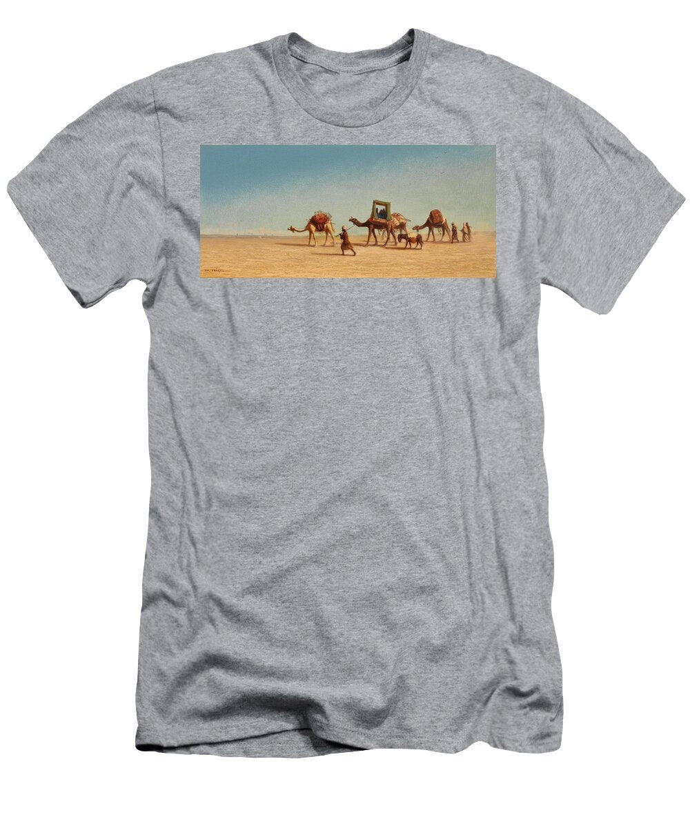 A Family Crossing the Desert Charles Theodore Frere French T-Shirt