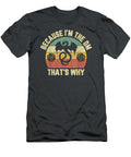 Because Im the Dm Funny Retro Dungeon Rpg Dice Dragon Atlas Jayana T-Shirt