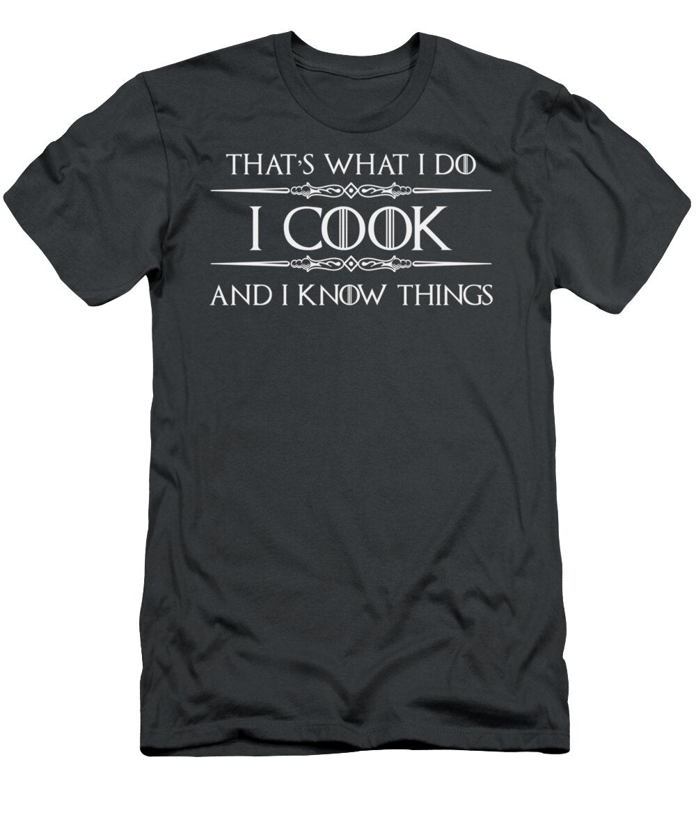 Cooking Gifts for Cooks Amp Chefs I Cook and Davis Finley T-Shirt