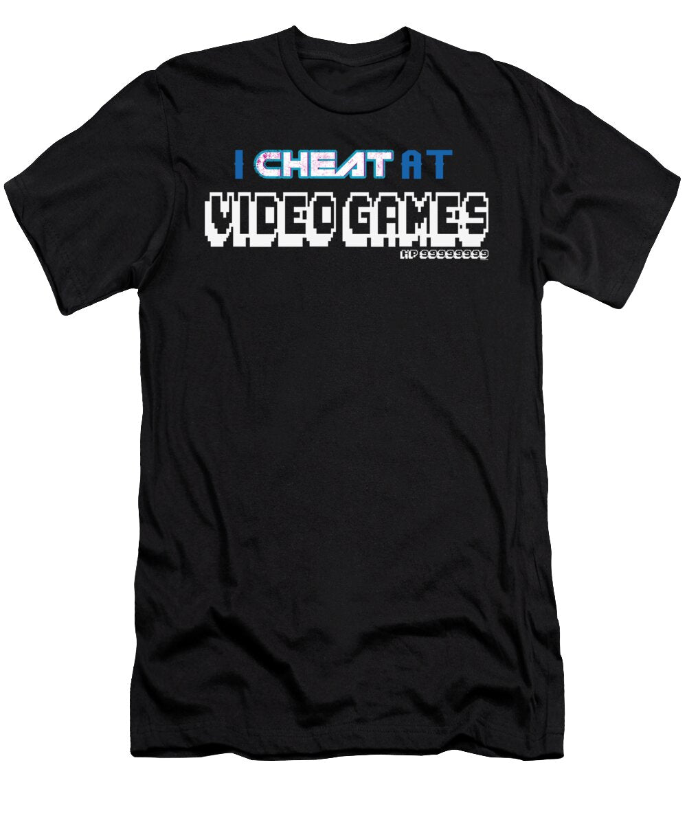 I Cheated At Videogames Computer Gaming Controller Gamers Games Gift Thomas Larch T-Shirt