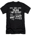 Im a Tiler I Cant Fix Stupid But I Can Fix What Stupid Does Orange Pieces T-Shirt