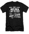 Im a Welder I Cant Fix Stupid But I Can Fix What Stupid Does Orange Pieces T-Shirt