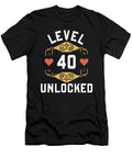Level 40 Gamer Birthday Gamer Gift Benjamin Burkert T-Shirt