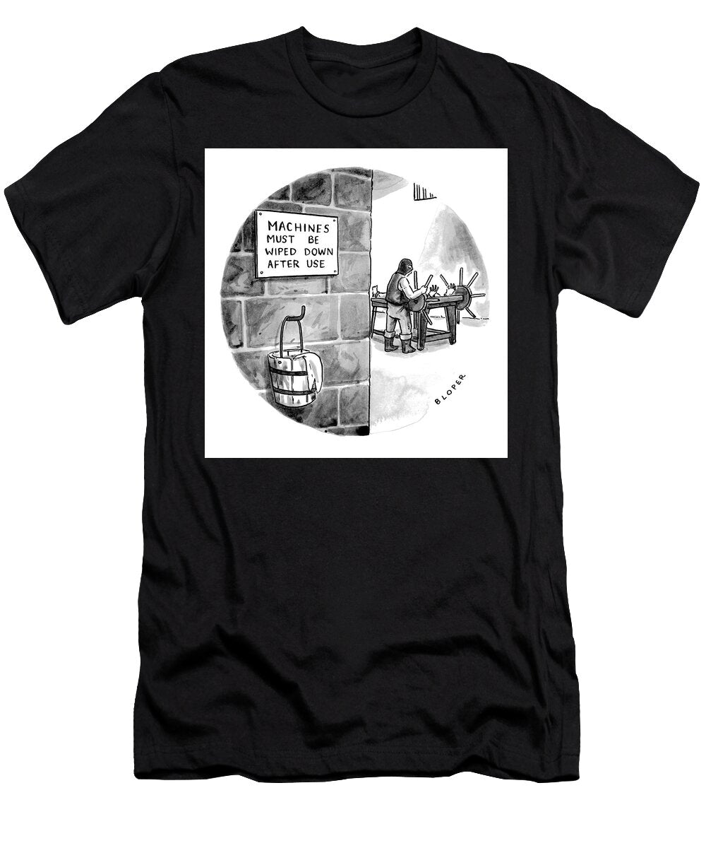 Machines Must Be Wiped Down After Use Brendan Loper T-Shirt