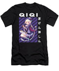 Qiqi Classic Art Genshin Rpg Impact Game Douxie Grimo T-Shirt