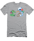 Snowman and Dragon John Schwegel T-Shirt