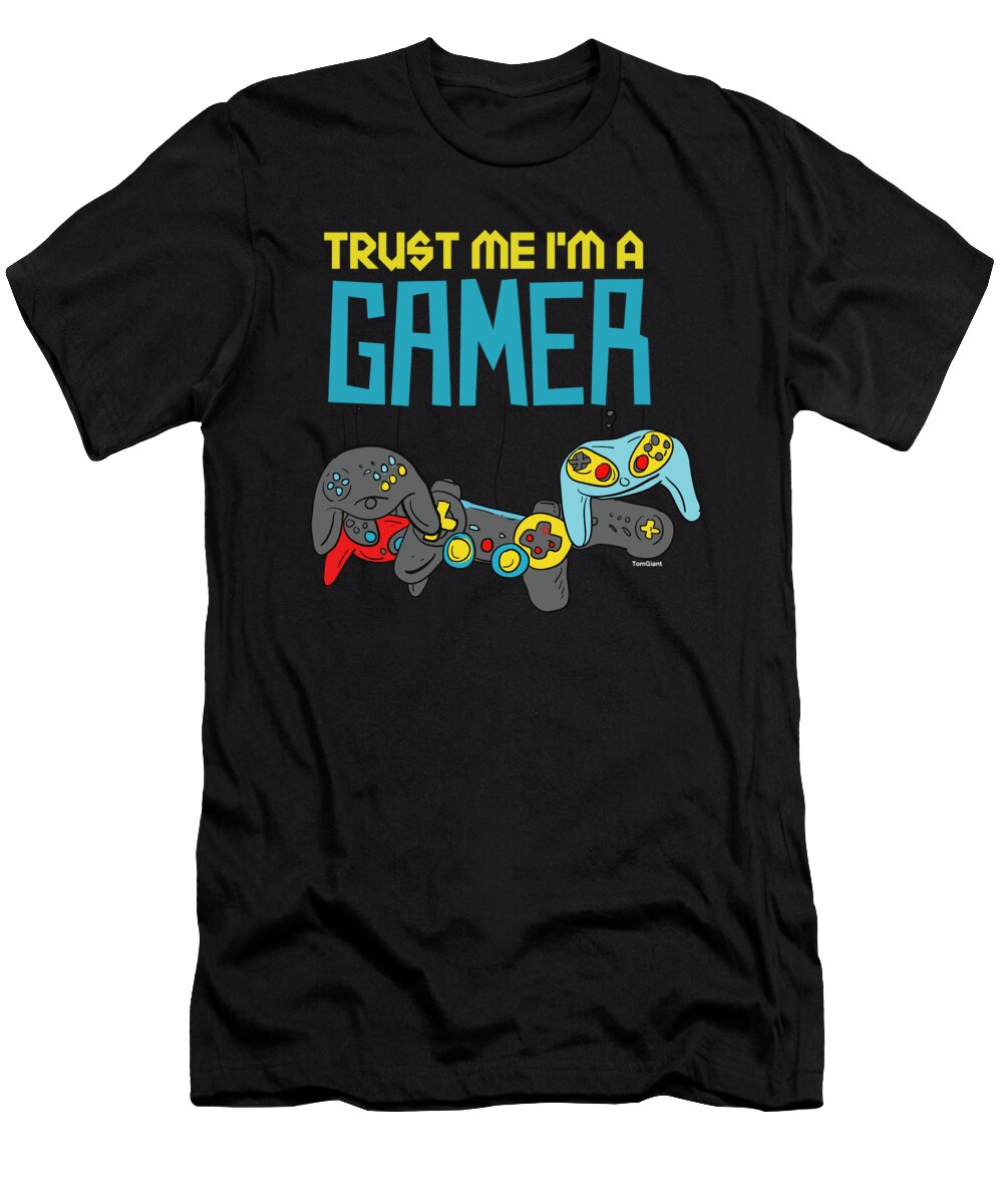 Trust Me Im a Gamer Videogames Gaming Controller Electric Games Gift Thomas Larch T-Shirt