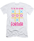 Valentines Kids Family Tic Tac Toe Game Toms Store T-Shirt