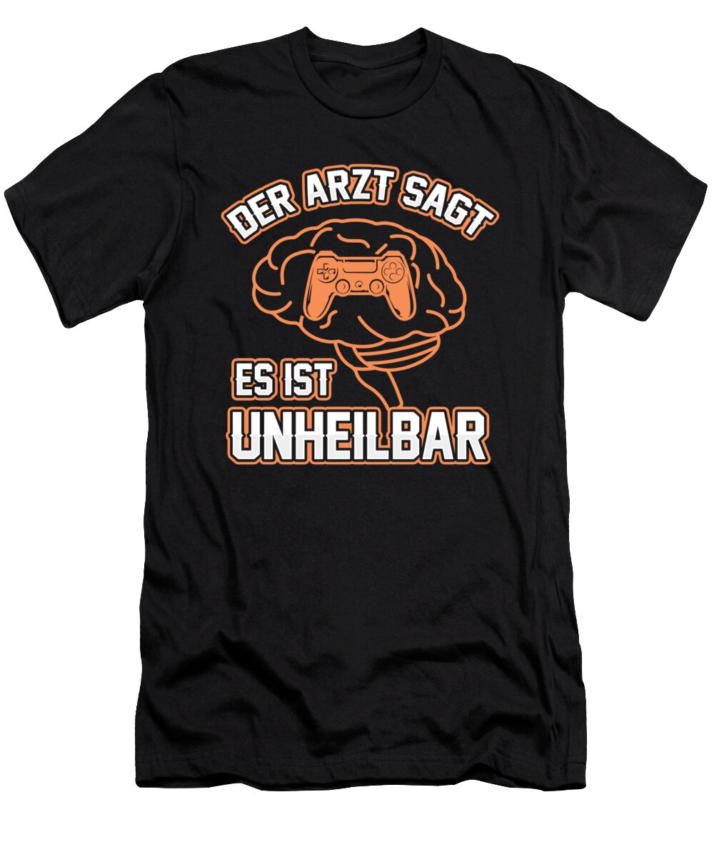 Zocken Ist Unheilbar Zocker Gamer Gaming Gift Thomas Larch T-Shirt